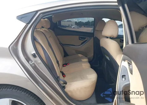 2013 Hyundai Elantra Gls from USA, damaged, VIN 5NPDH4AE9DH314895